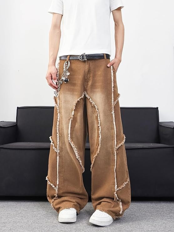 Men’s Stacked Denim Pants